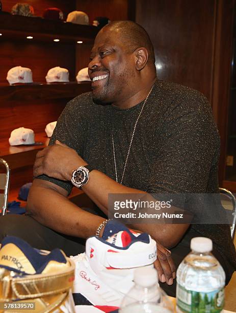 Patrick Ewing attends the Eclipse Pop Up Shop With Patrick Ewing & Fabolous at Alife on July 20, 2016 in New York City.