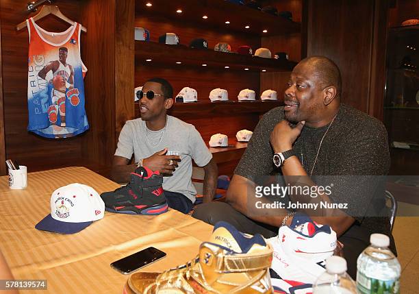Fabolous and Patrick Ewing attend the Eclipse Pop Up Shop With Patrick Ewing & Fabolous at Alife on July 20, 2016 in New York City.