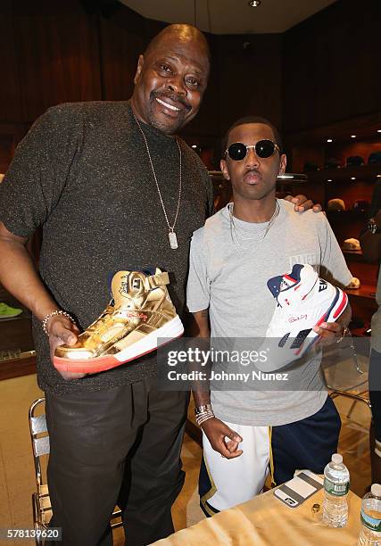 Patrick Ewing and Fabolous attend the Eclipse Pop Up Shop With Patrick Ewing & Fabolous at Alife on July 20, 2016 in New York City.