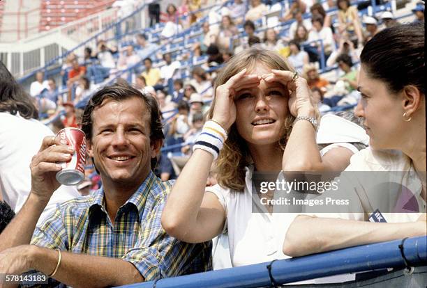 Cheryl Tiegs and Peter Beard circa 1979 in New York City.