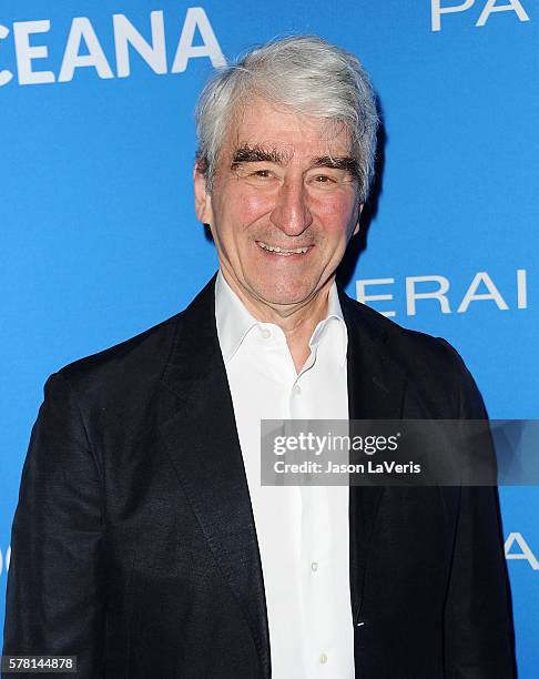 Actor Sam Waterston attends Oceana: Sting Under the Stars on July 18, 2016 in Los Angeles, California.