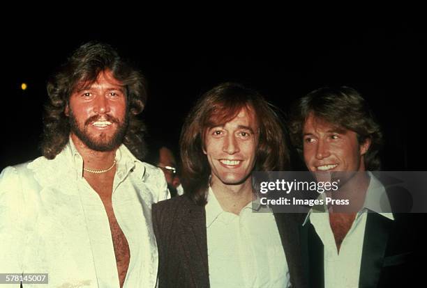 The Brothers Gibb of the Bee Gees circa 1983 in New York City.