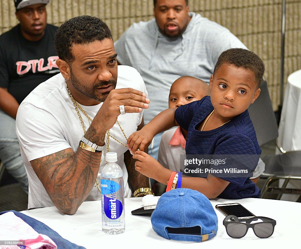 Jim Jones Rapper Car Rapper Jim Jones and Bankroll PJ attend the 13 annual Bike Show at ...