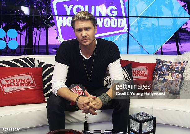 July 18: Chad Michael Murray visits the Young Hollywood Studio on July 18, 2016 in Los Angeles, California.