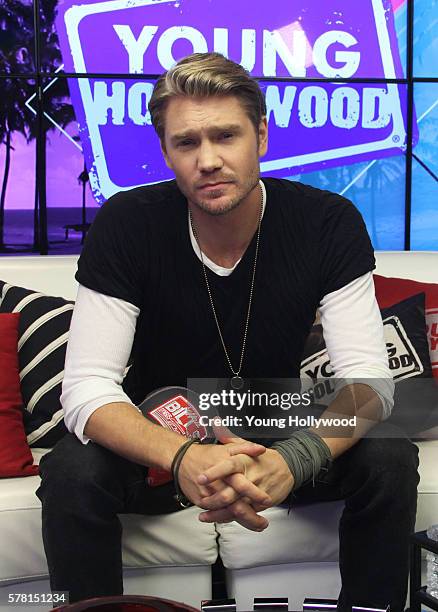 July 18: Chad Michael Murray visits the Young Hollywood Studio on July 18, 2016 in Los Angeles, California.