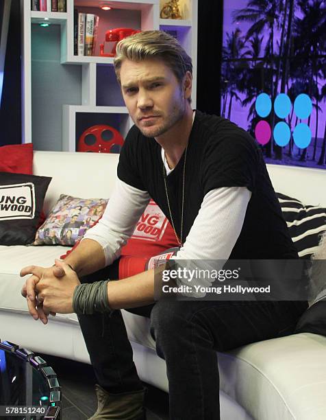 July 18: Chad Michael Murray visits the Young Hollywood Studio on July 18, 2016 in Los Angeles, California.