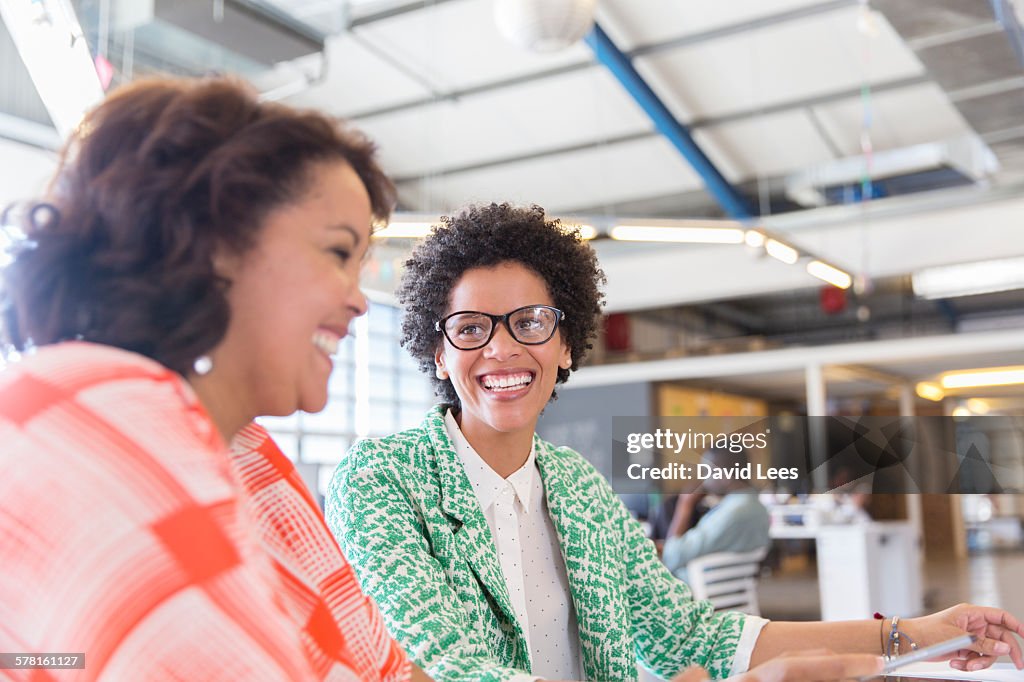 Businesswomen having meeting in office