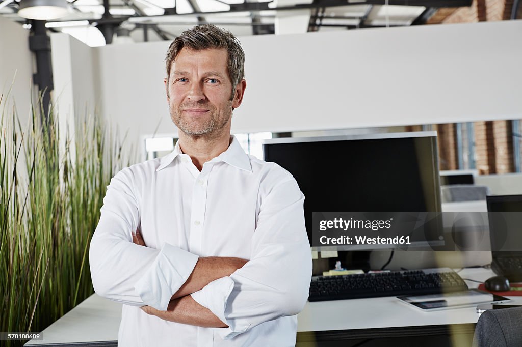 Portrait of a confident businessman in office