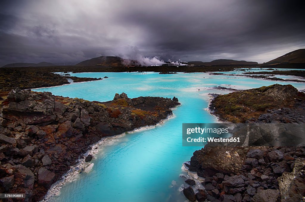 Iceland, view to Blue Lagoon