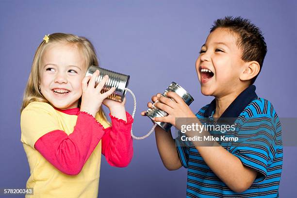 Kids Telephone Cans Photos and Premium High Res Pictures - Getty Images
