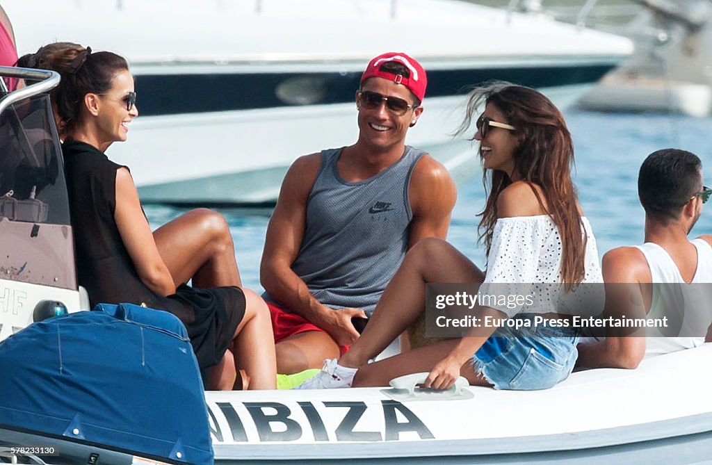 Celebrities Sighting In Ibiza - July 20, 2016