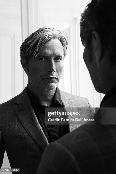 Actor Mads Mikkelsen is photographed for Stern Magazine on May 15, 2016 in Cannes, France.