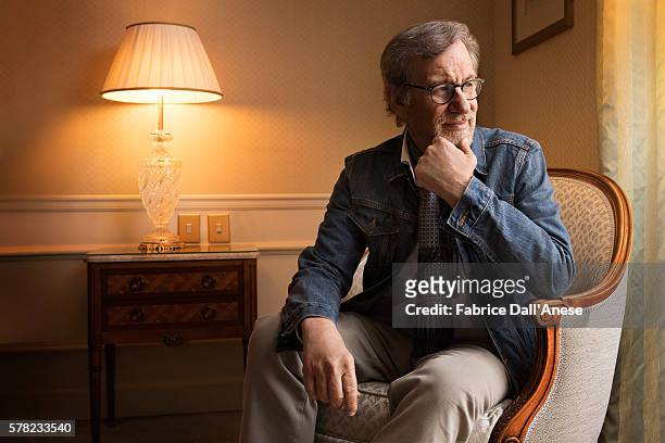 Director Steven Spielberg is photographed for Stern Magazine on May 15, 2016 in Cannes, France.