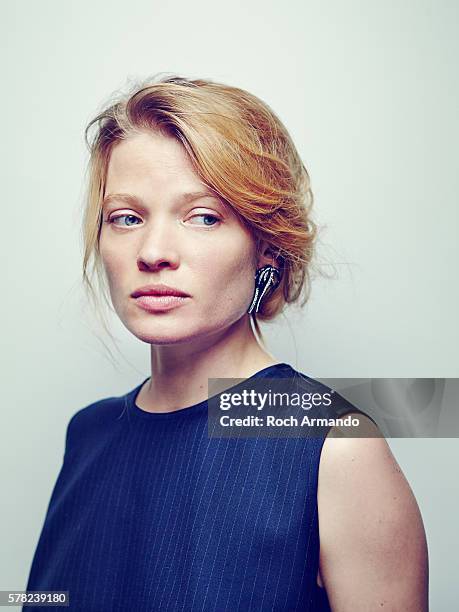 Actress Melanie Thierry is photographed for Self Assignment on June 21, 2015 in Cabourg, France.