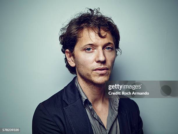 Singer Raphael is photographed for Self Assignment on June 21, 2015 in Cabourg, France.