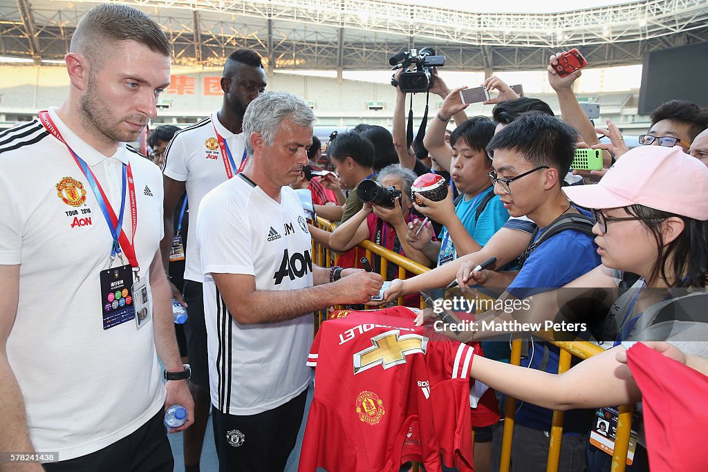 Manchester United Open Training and Press Conference