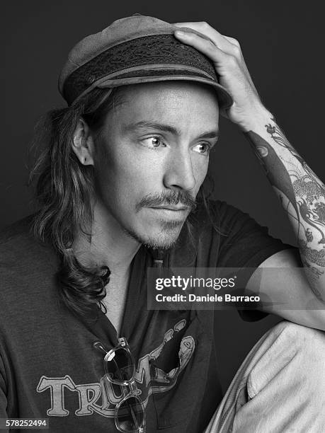 Musician Brandon Boyd is photographed for Self Assignment in 2012.