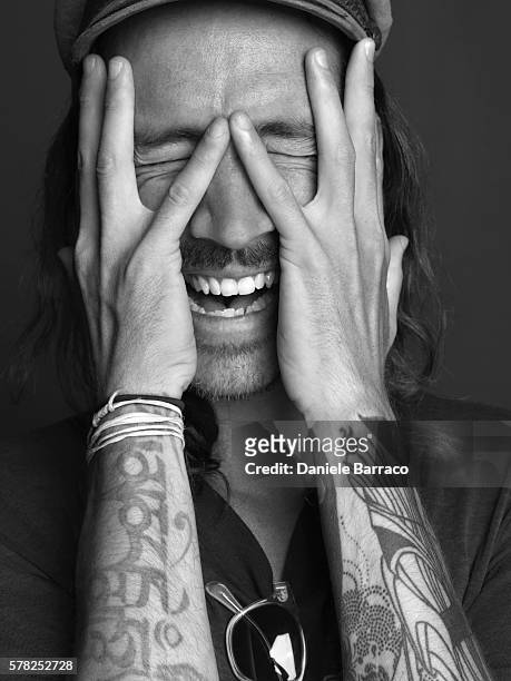 Musician Brandon Boyd is photographed for Self Assignment in 2012.