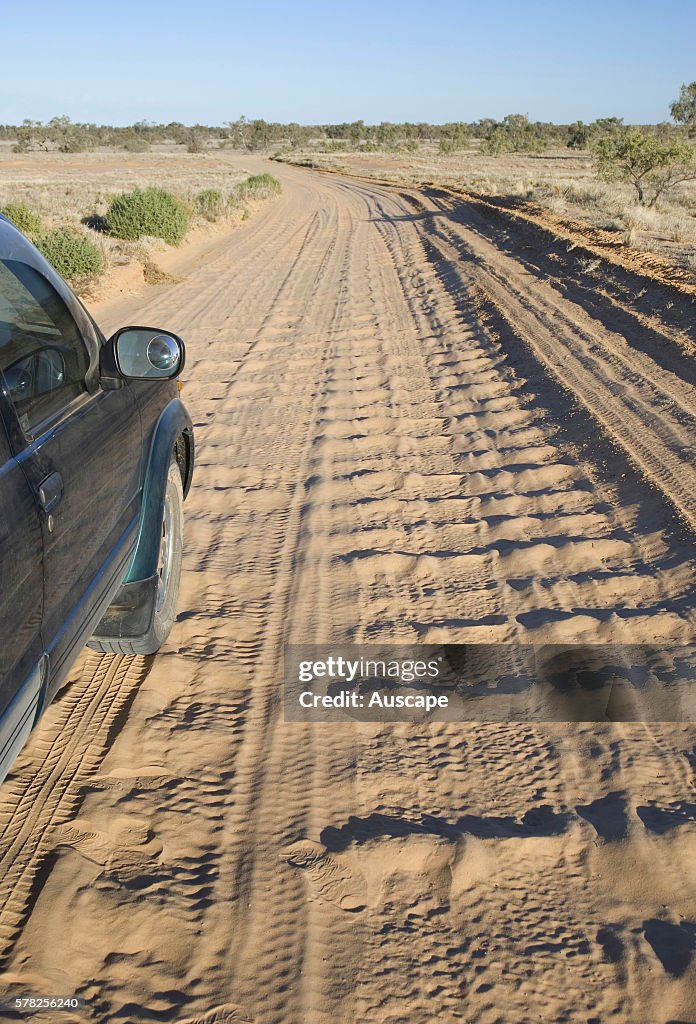Corrugations in unsealed outback roads