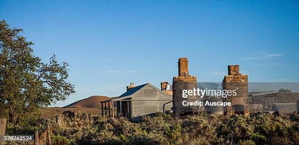 Derelict home in Beltana. The town was established in the 1870s with nearby copper mining. Beltana grew with the arrival of the Overland Telegraph...