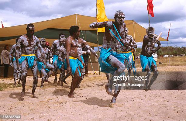 Aboriginal dancers, Kakadu National Park, Northern Territory, Australia.