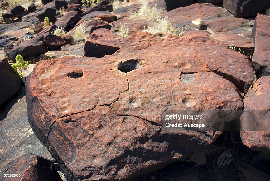 Aboriginal grinding stone