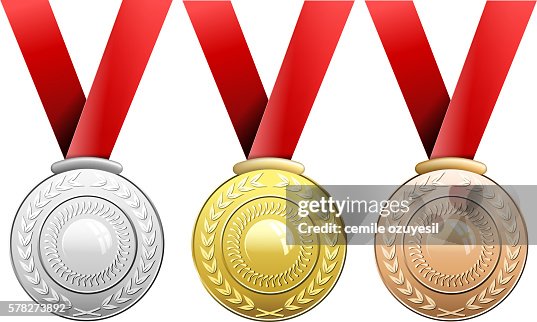 Three medals Three medals