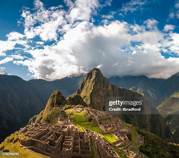 machu picchu in peru - machu picchu stock pictures, royalty-free photos & images
