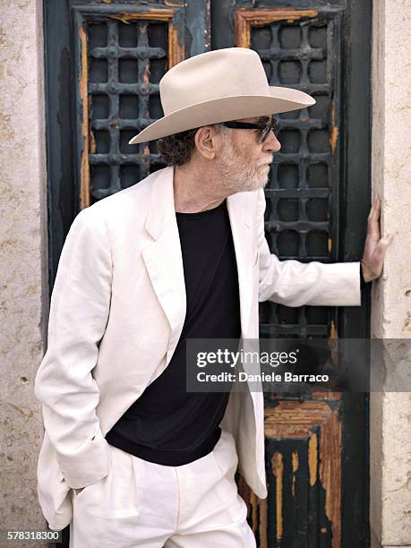 Musician Francesco De Gregori is photographed for Self Assignment in 2012.