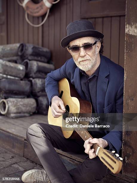 Musician Francesco De Gregori is photographed for Self Assignment in 2012.