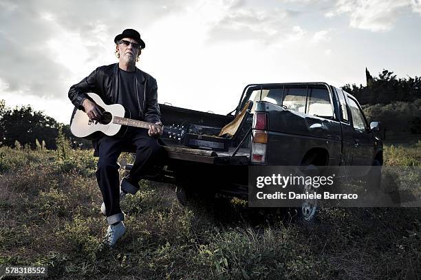 Musician Francesco De Gregori is photographed for Self Assignment in 2012.