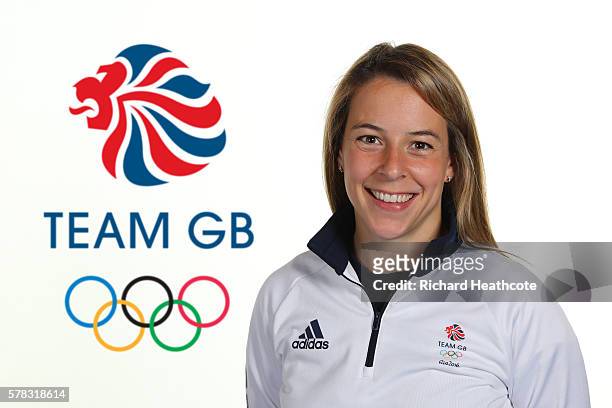 Celia Gillbe poses for a portrait during the Team GB Kitting Out ahead of Rio 2016 Olympic Games on July 7, 2016 in Birmingham, England.