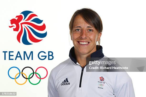 Katy McLean poses for a portrait during the Team GB Kitting Out ahead of Rio 2016 Olympic Games on July 7, 2016 in Birmingham, England.