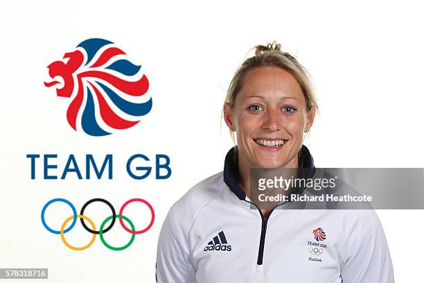 Natasha Hunt poses for a portrait during the Team GB Kitting Out ahead of Rio 2016 Olympic Games on July 7, 2016 in Birmingham, England.