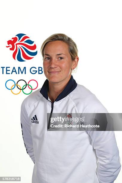 Claire Allan poses for a portrait during the Team GB Kitting Out ahead of Rio 2016 Olympic Games on July 7, 2016 in Birmingham, England.