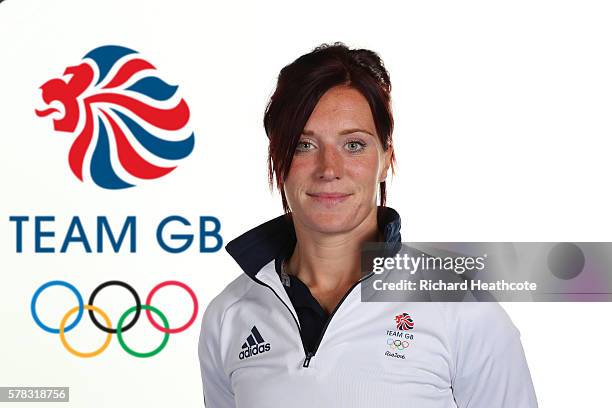 Joanne Watmore poses for a portrait during the Team GB Kitting Out ahead of Rio 2016 Olympic Games on July 7, 2016 in Birmingham, England.