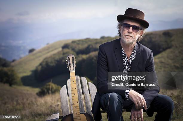 Musician Francesco De Gregori is photographed for Self Assignment in 2012.