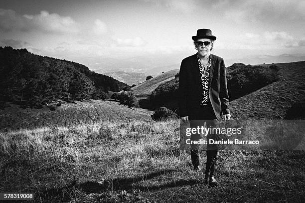 Musician Francesco De Gregori is photographed for Self Assignment in 2012.