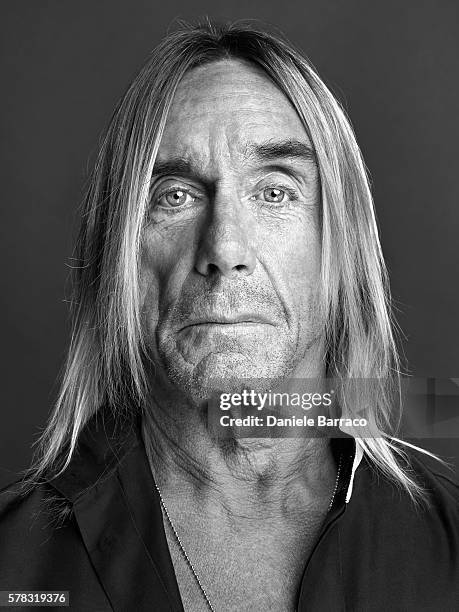 Musician Iggy Pop is photographed for Self Assignment in 2012.