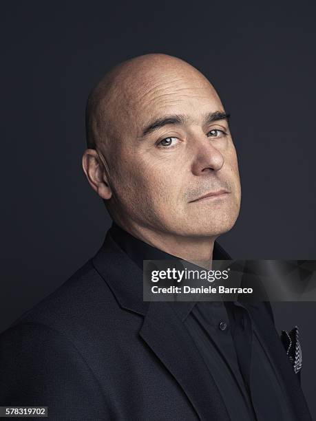 Actor Luca Zingaretti is photographed for Self Assignment in 2010.