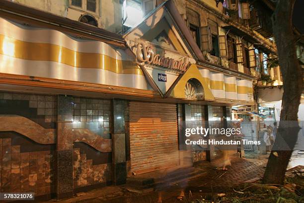 The closed sneha dance bar at lower parel on Wednesday.