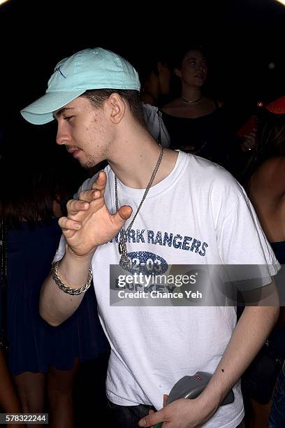 Musician Declyn "Dex" Wallace Thornton Lauper attends Marquee Wednesdays celebration at Marquee on July 20, 2016 in New York City.