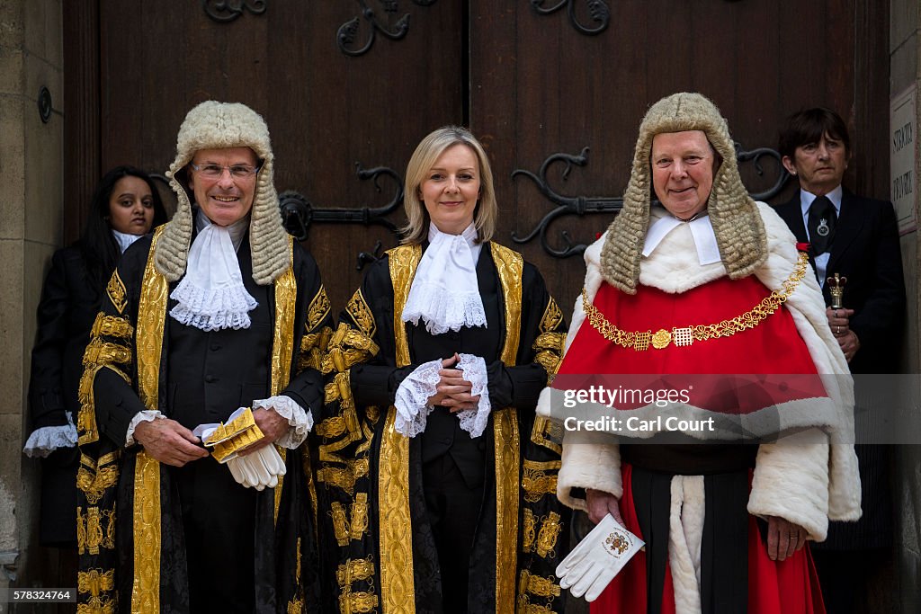 Liz Truss Is Sworn In As Lord High Chancellor Of Great Britain