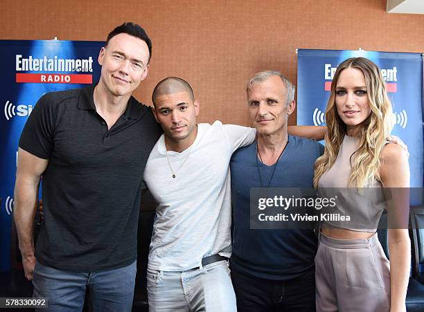 Actors Kevin Durand, Miguel Gomez, Richard Sammel and actress Ruta Gedminta attend SiriusXM's Entertainment Weekly Radio Channel Broadcasts From...