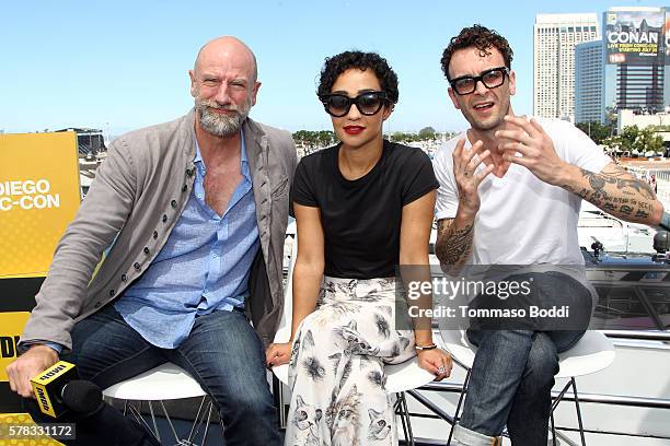 Actors Graham McTavish, Ruth Negga and Joe Gilgun attend the IMDb Yacht at San Diego Comic-Con 2016: Day One at The IMDb Yacht on July 21, 2016 in...