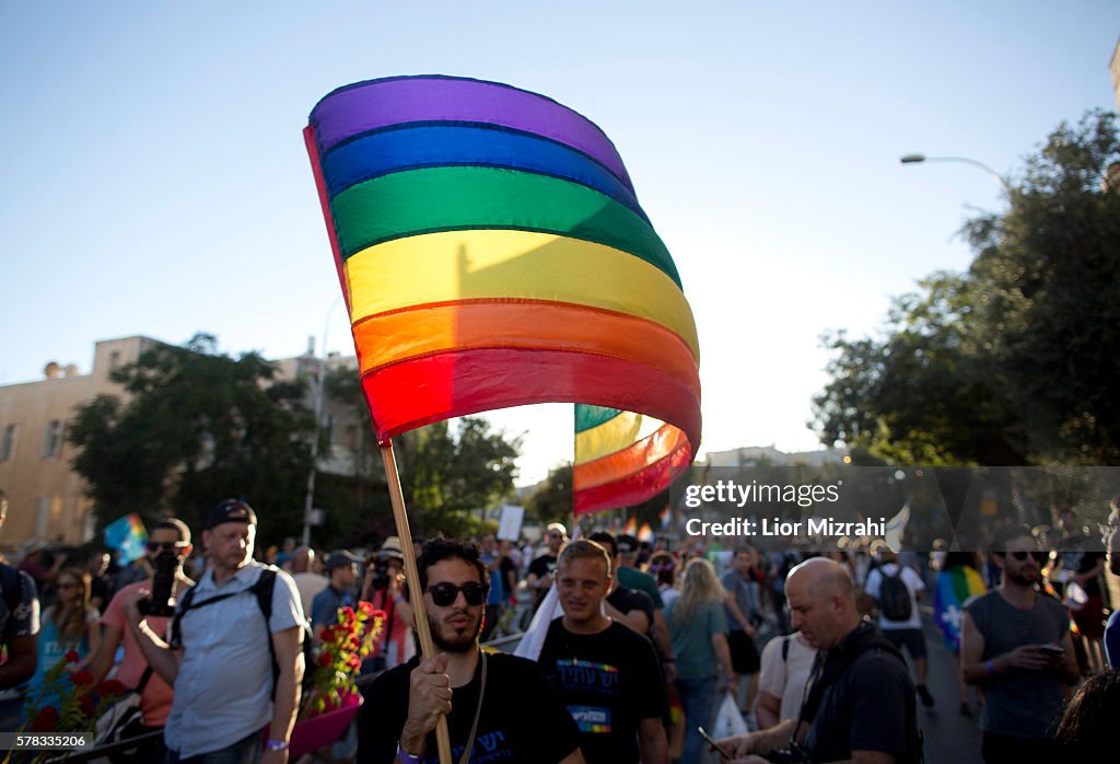 Israelis Take Part In The Annual Jerusalem Gay Parade