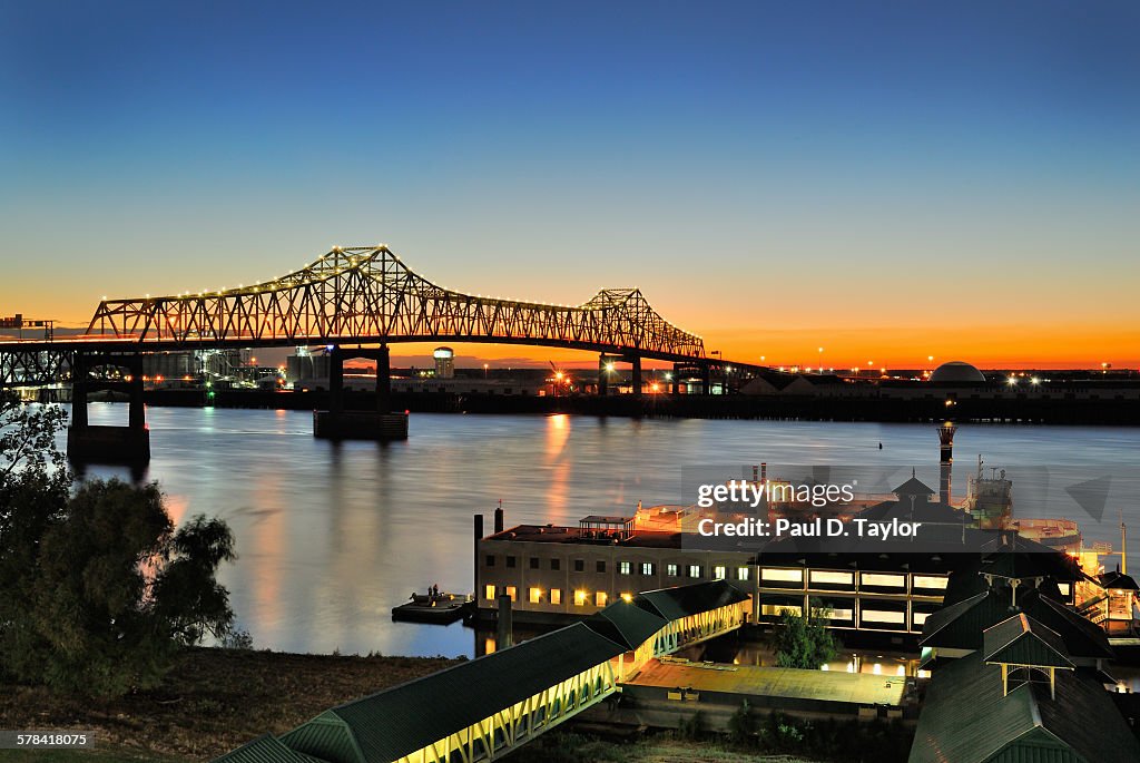 Horace Wilkinson Bridge Over Mississippi River