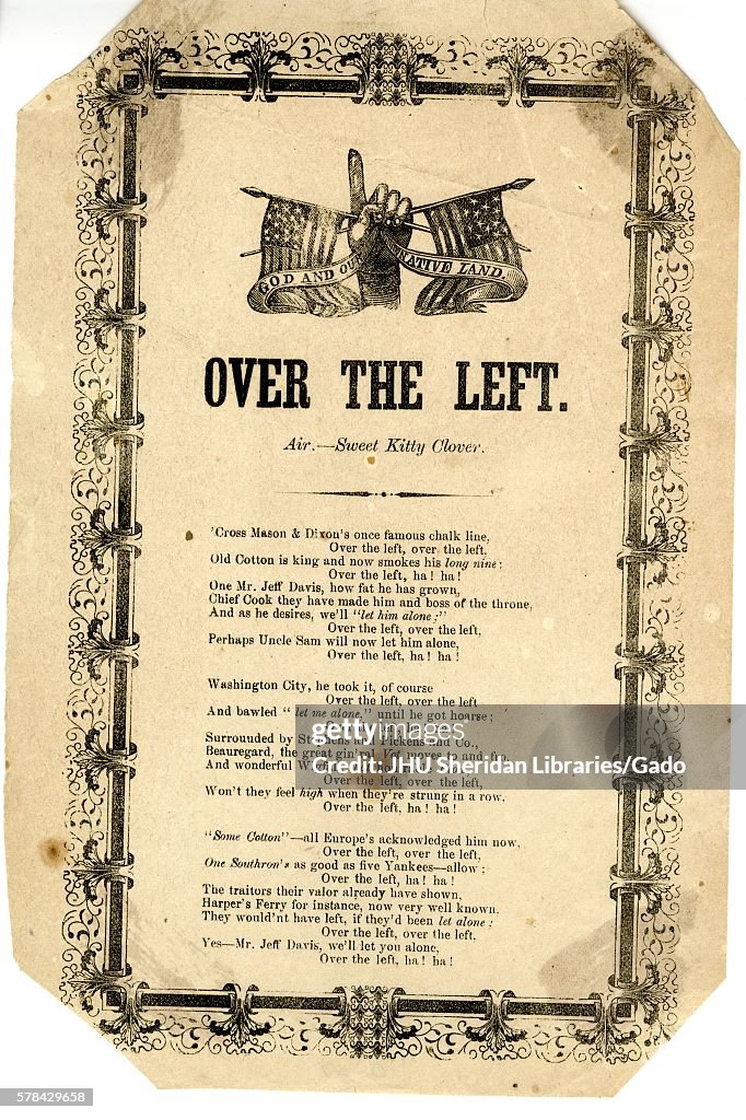 American Civil War Broadside