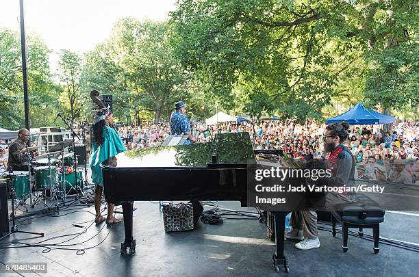 American Jazz musician Joe Lovano plays tenor saxophone as he leads his quartet on the third and final day of the 23rd Annual Charlie Parker Jazz...