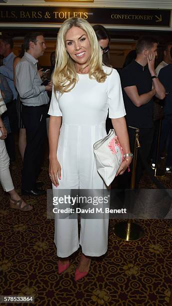 Frankie Essex attends the press night performance of "The Bodyguard" at The Dominion Theatre on July 21, 2016 in London, England.
